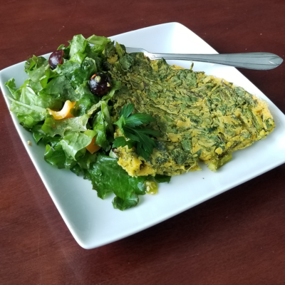 Vegan Breakfast Recipe: Egg-free Asparagus Frittata