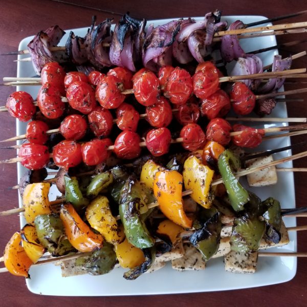 Tofu Veggie Kebabs Recipe