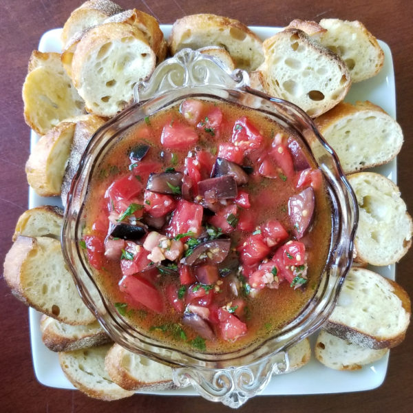 Tomato Basil Crostini